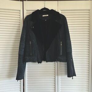 J Brand Lana Shearling Moto Jacket